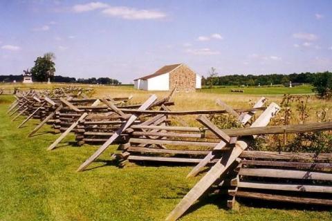 Edward McPherson Farm. Gettysburg farms like this one were used as field hospitals.