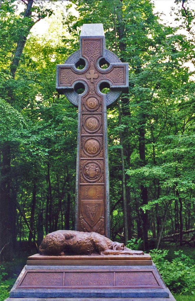 Monument to the Irish Brigade at Gettysburg