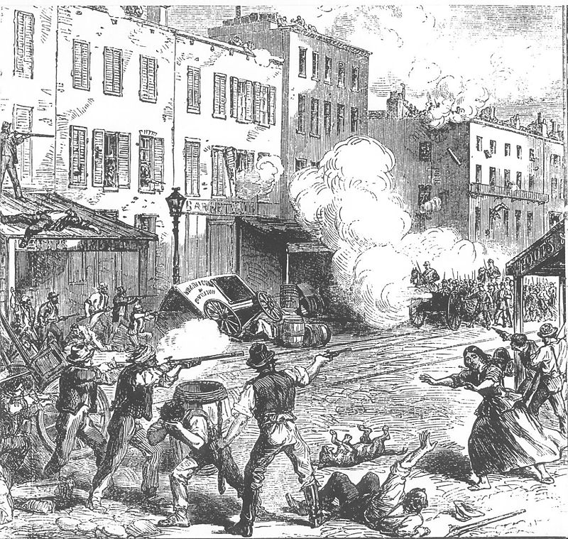 Depiction of the Draft Riots, Illustrated London News