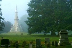 Sunrise at Soldiers National Cemetery, by Bill Dowling.