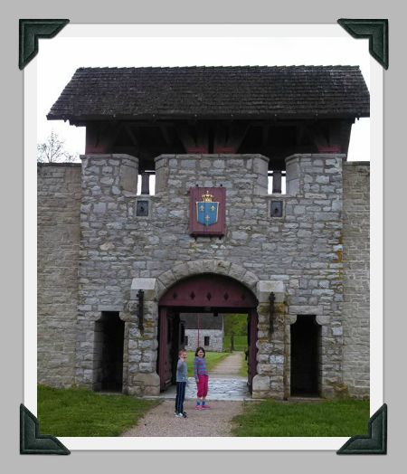 Reconstructed French fort